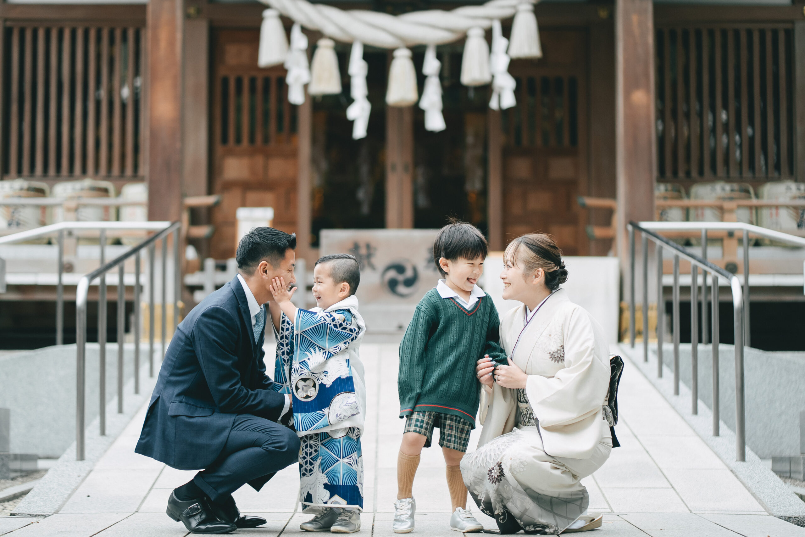 七五三レポート / 神奈川・神鳥前川神社での3歳男の子