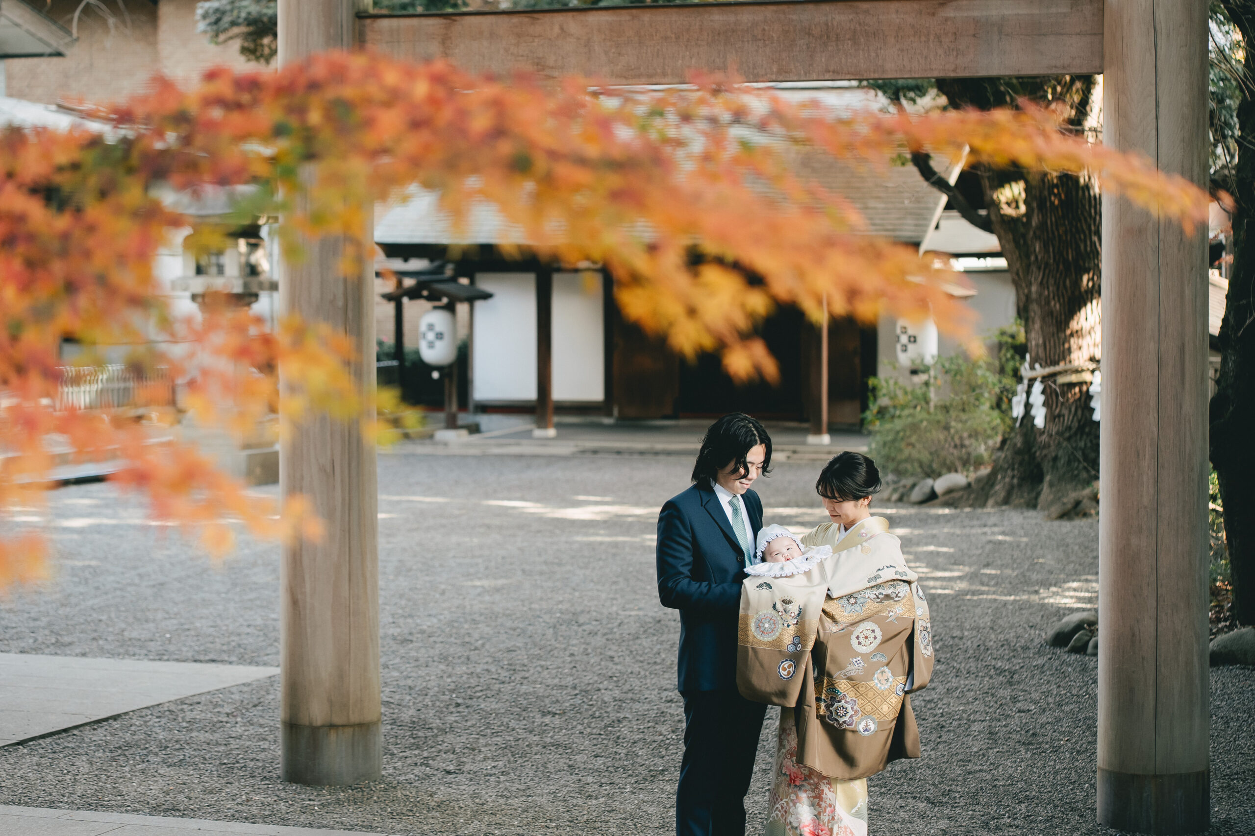 お宮参り撮影レポート /  東京・乃木神社で残す3ヶ月フォト