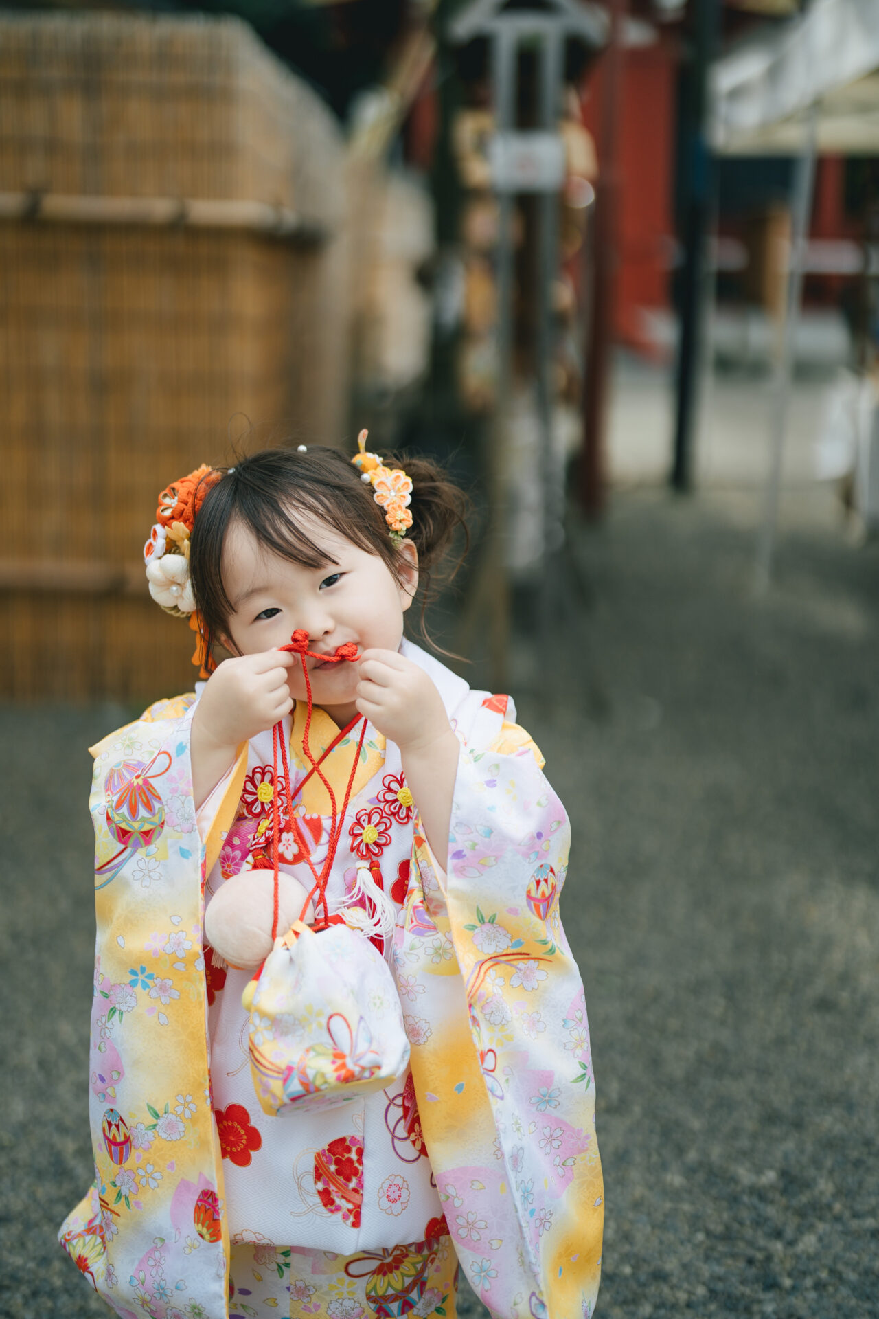 七五三レポート / 浅草神社での3歳女の子 – TOMY PHOTO STUDIO